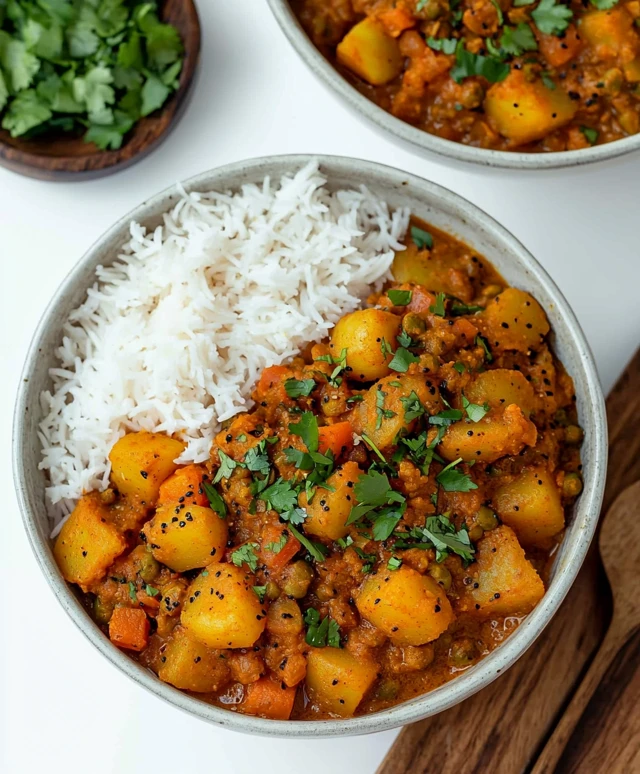 Potato Curry Dish