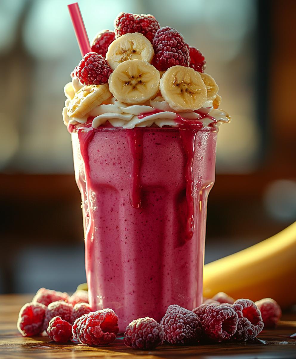 Berry Banana Cauliflower Smoothie