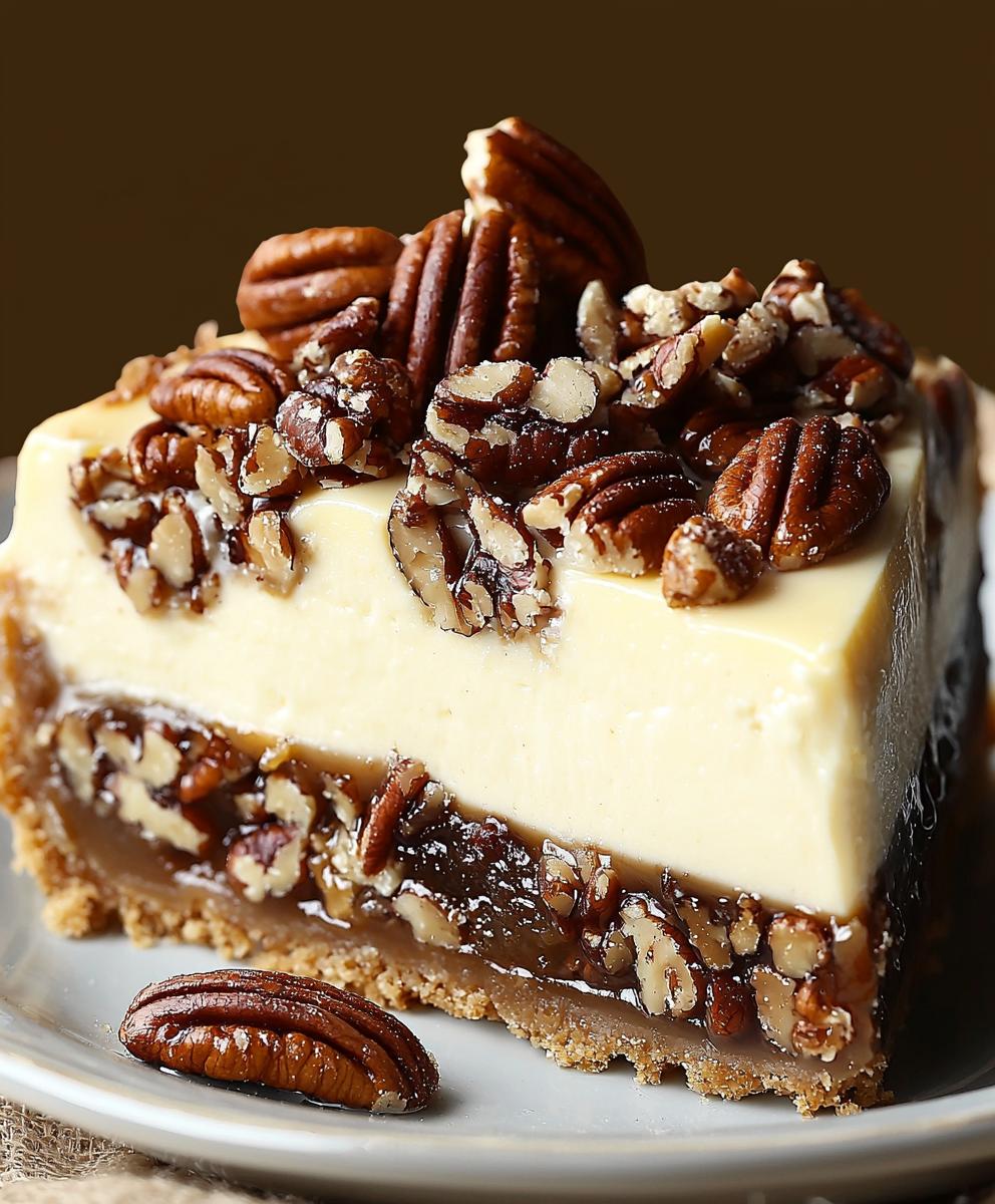 Kentucky Derby Pecan Pie Cheesecake