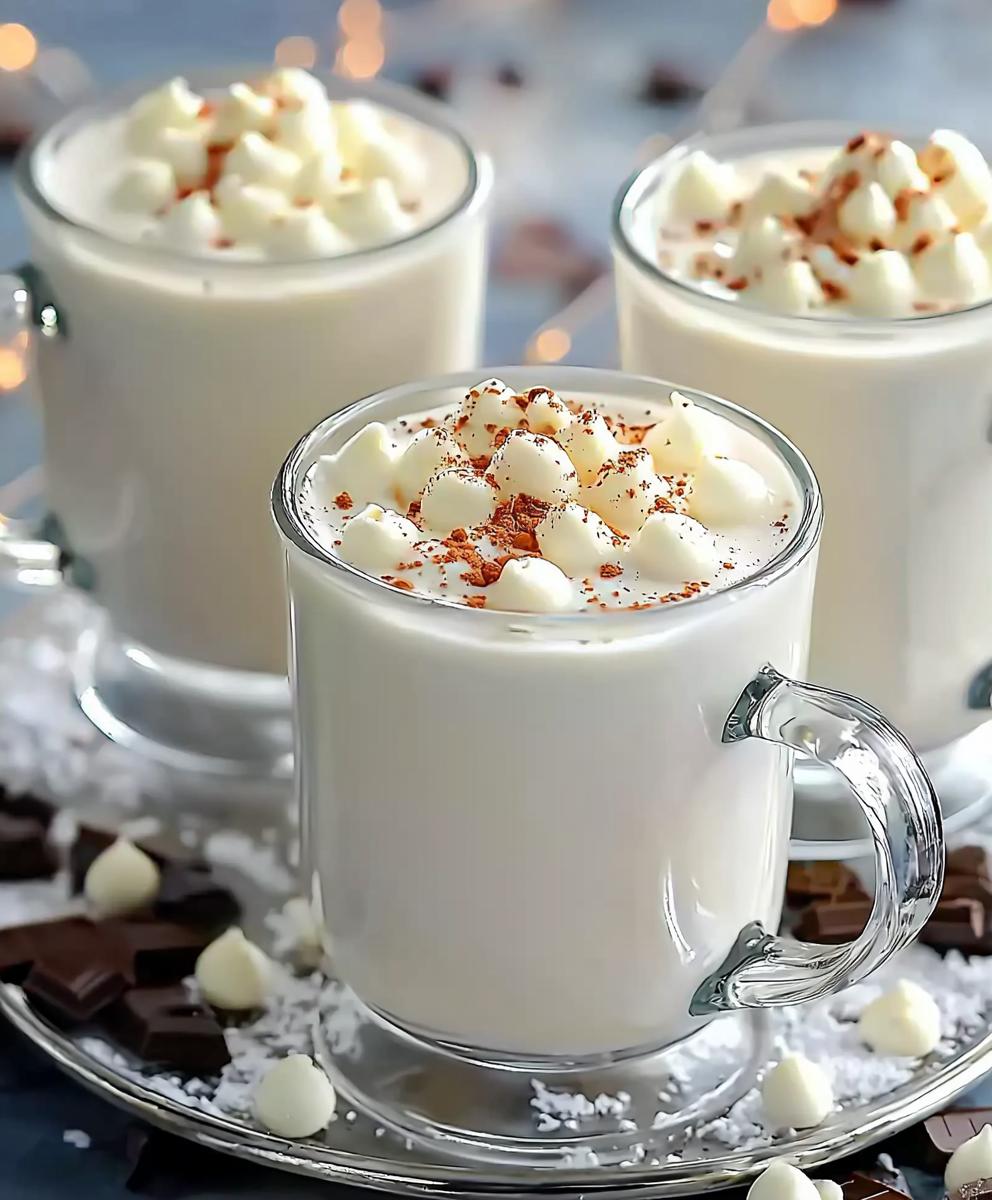 White Hot Chocolate Drink