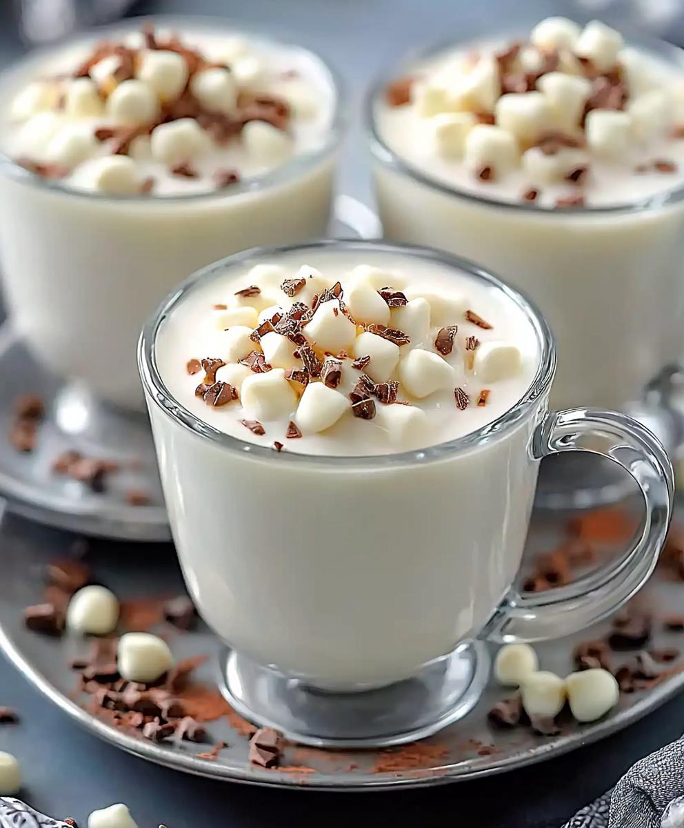 White Hot Chocolate Drink