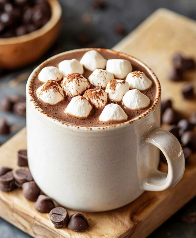 Hot Chocolate with Cocoa Powder