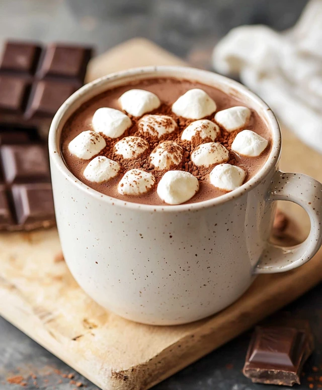 Hot Chocolate with Cocoa Powder