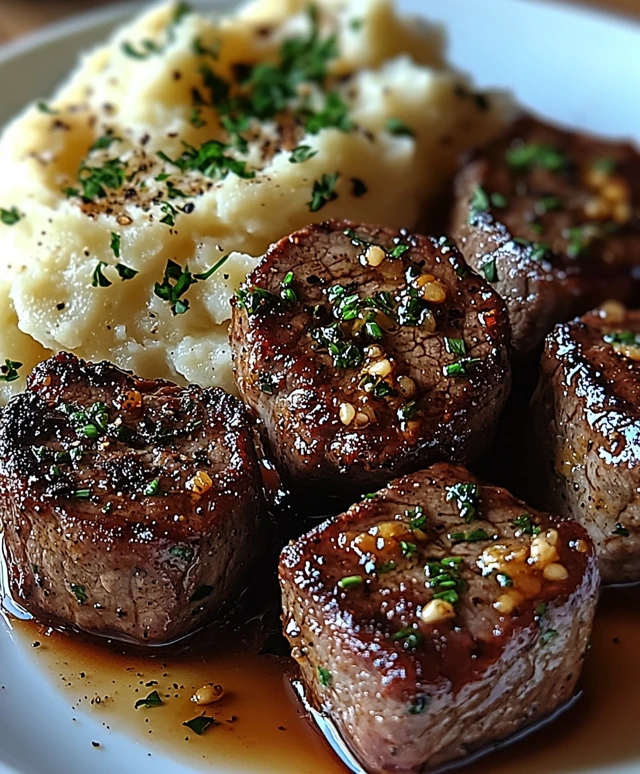 Garlic Butter Steak Bites