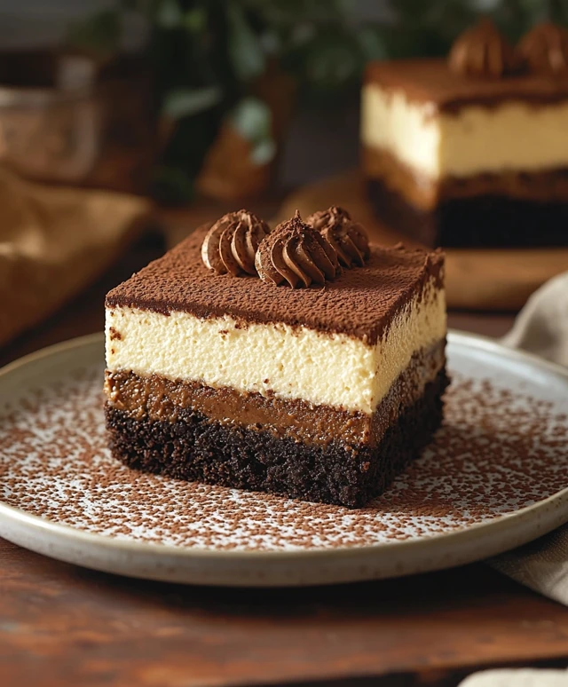 Tiramisu Brownies Dessert