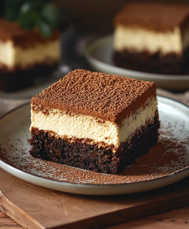 Tiramisu Brownies Dessert