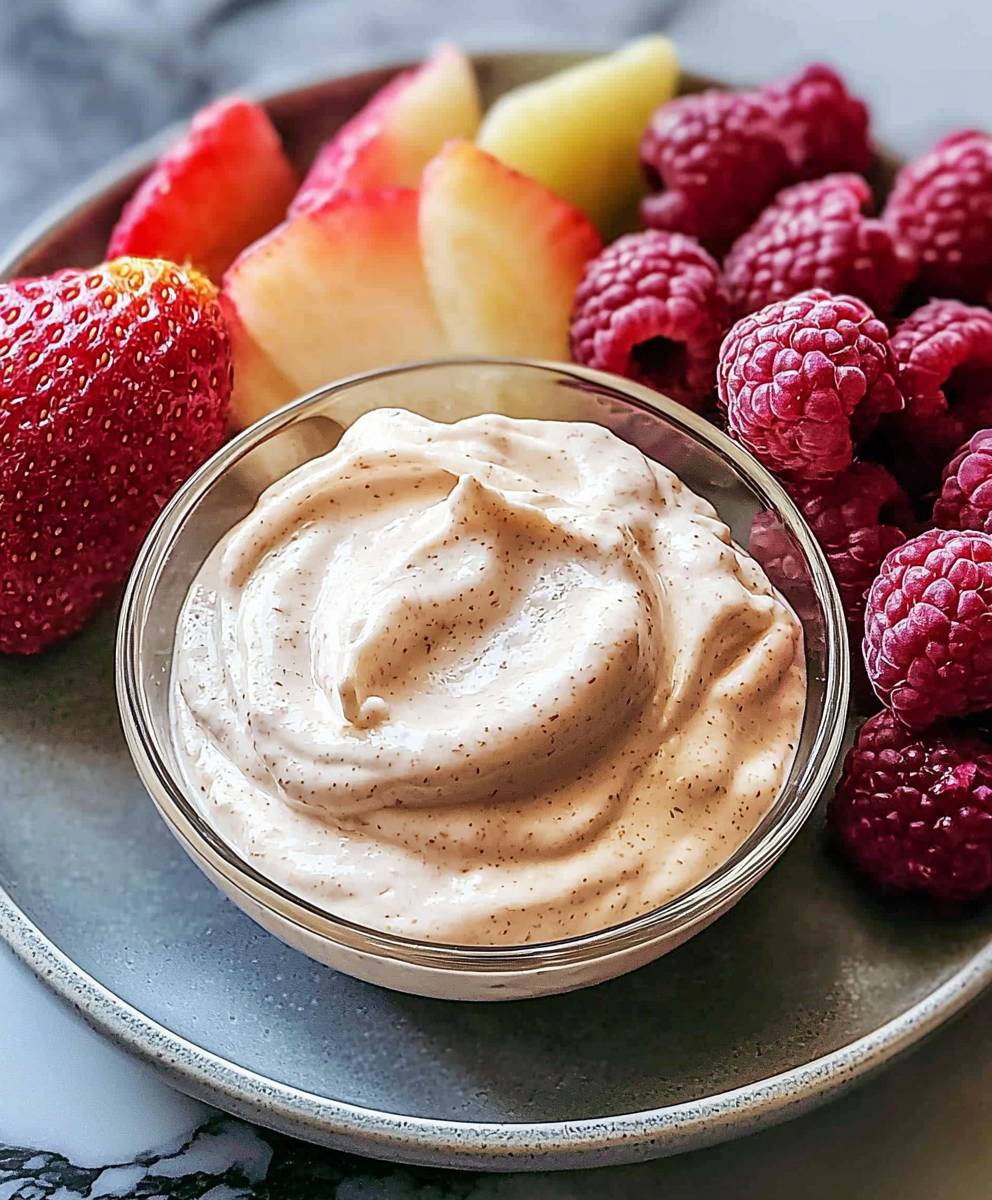 Yogurt dessert dip