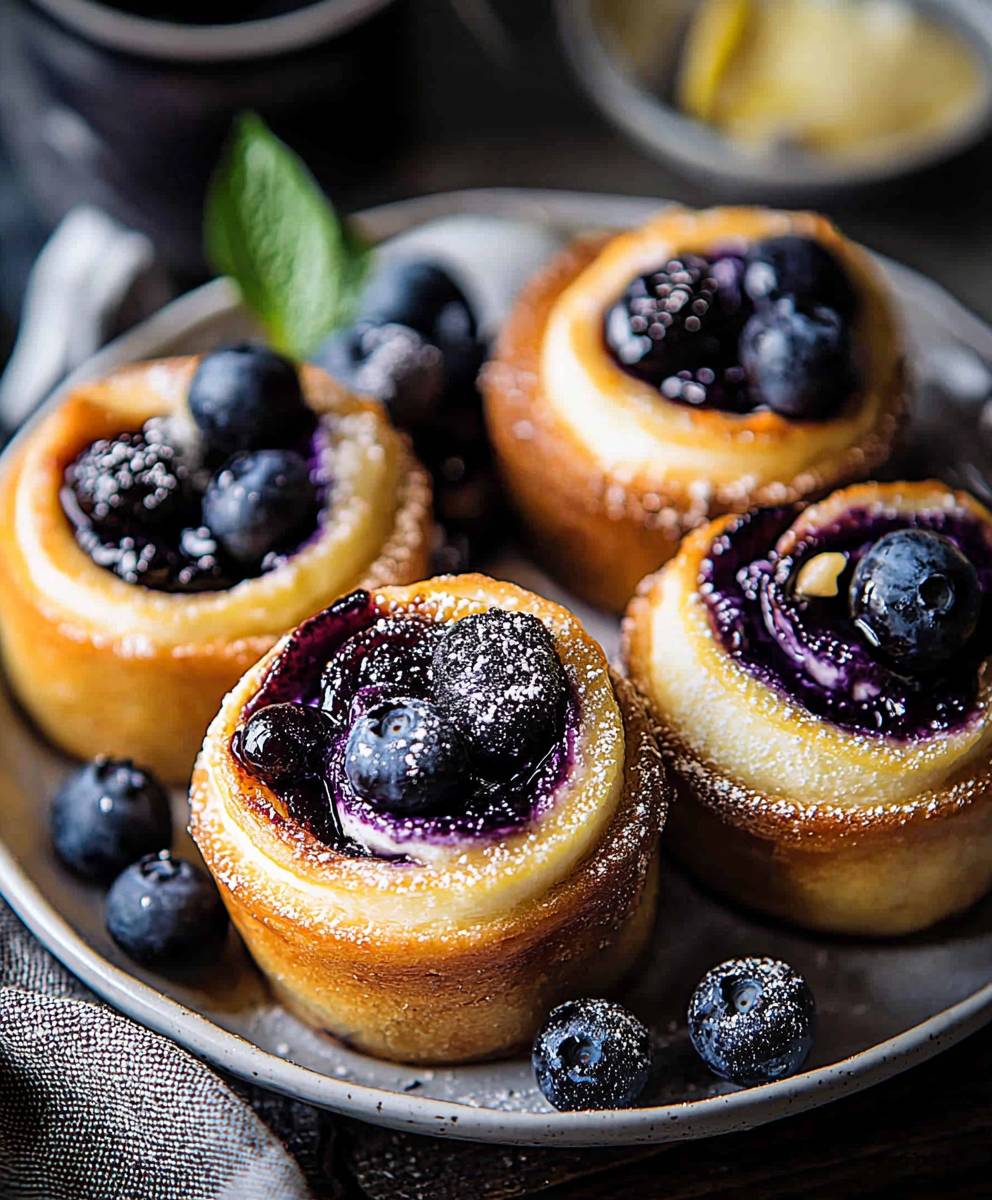 Blueberry Lemon Sweet Rolls