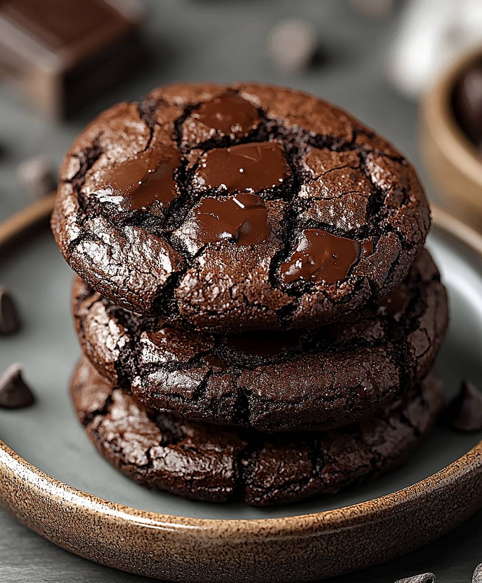 Chocolate brownie cookies