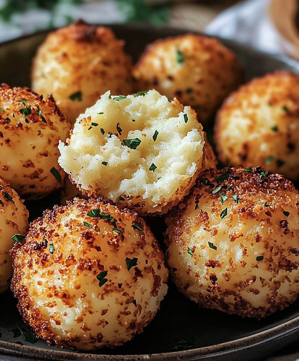 Air Fryer Mashed Potato Balls
