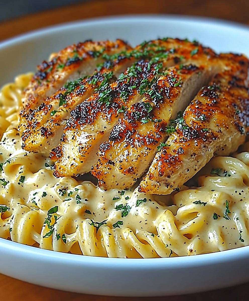 Garlic Parmesan Chicken Pasta