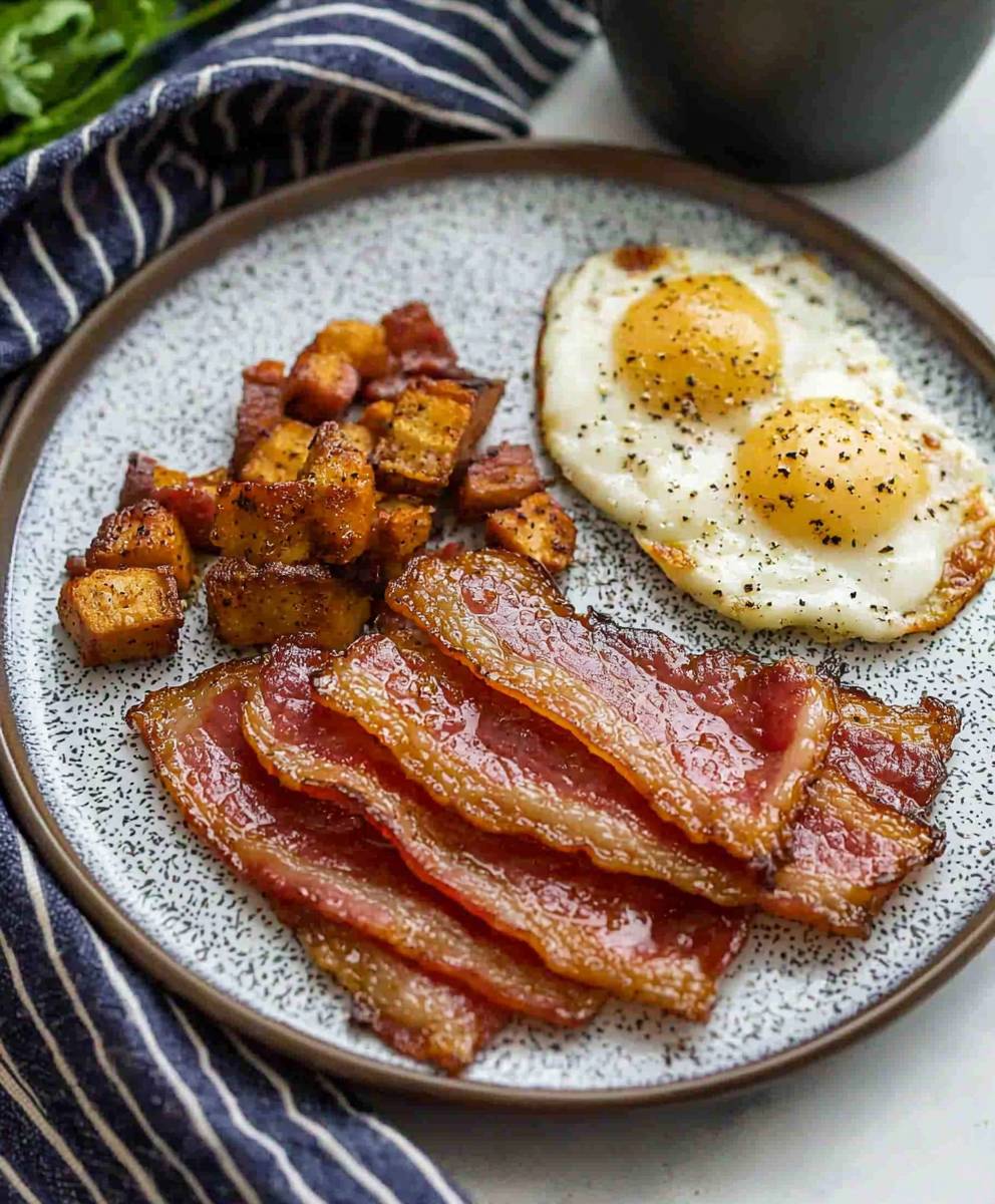 Oven baked bacon