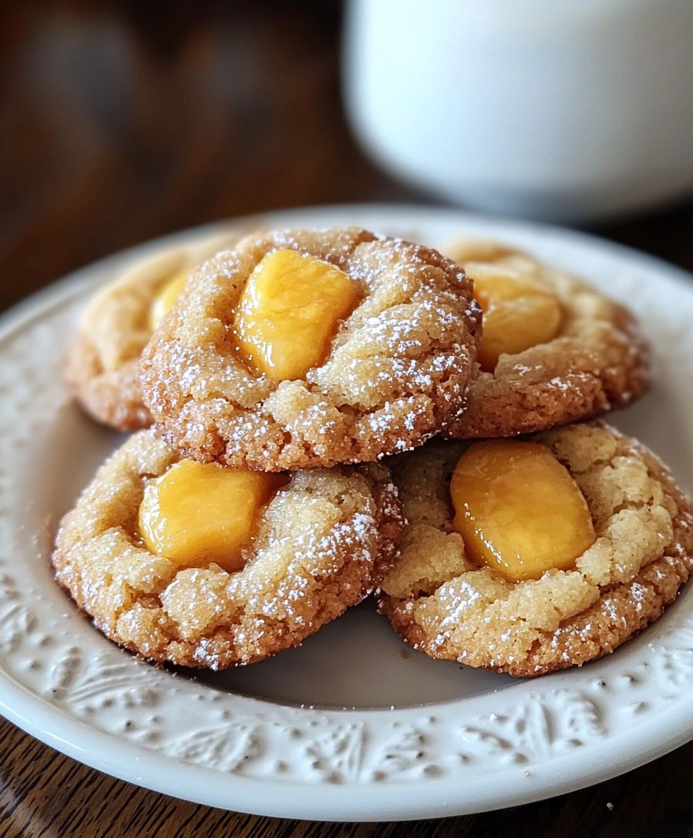 Peach Cobbler Cookies