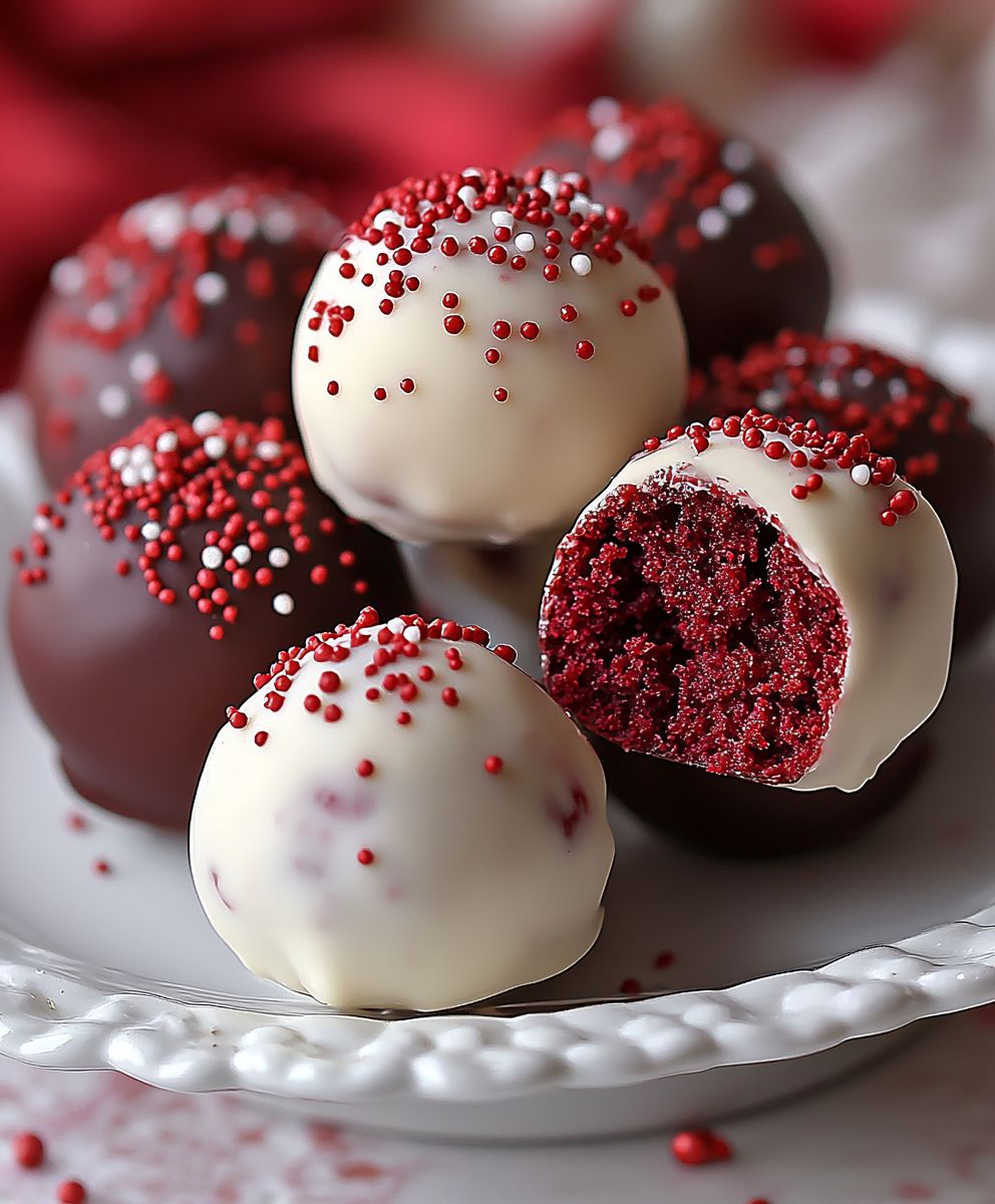 Red Velvet Cake Balls