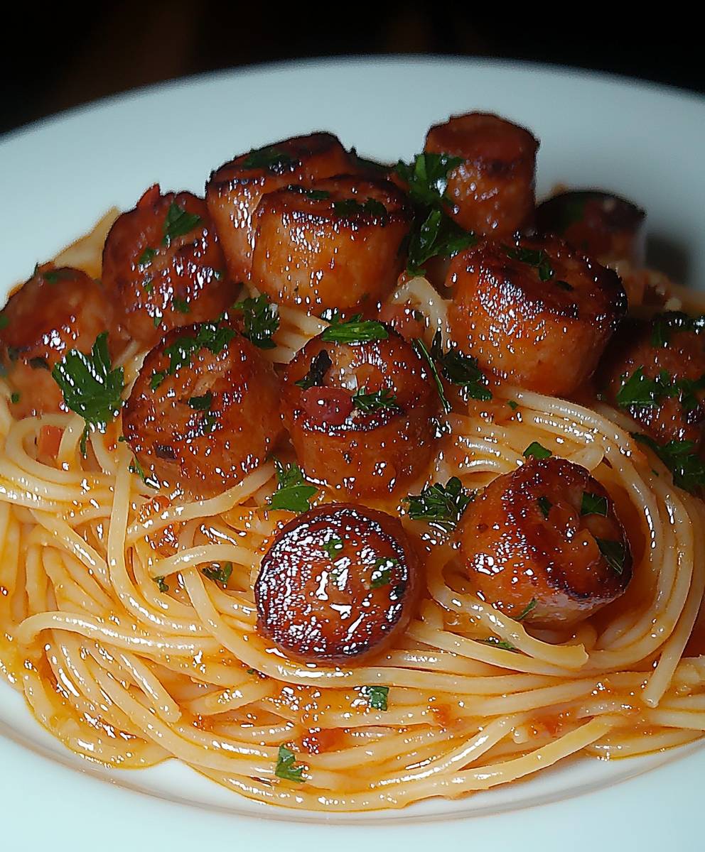 Fried Spaghetti Sausages