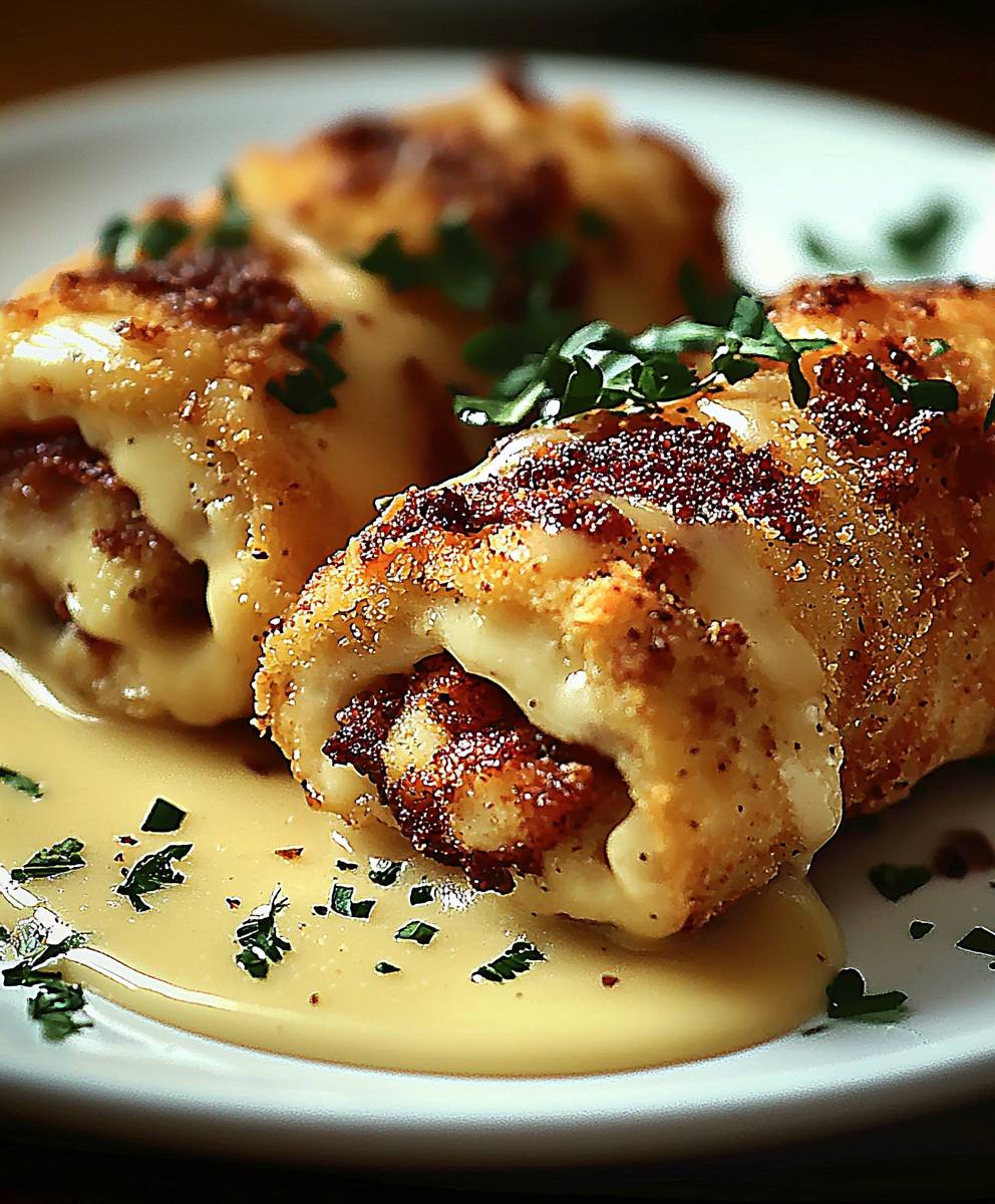 Breaded Stuffed Chicken