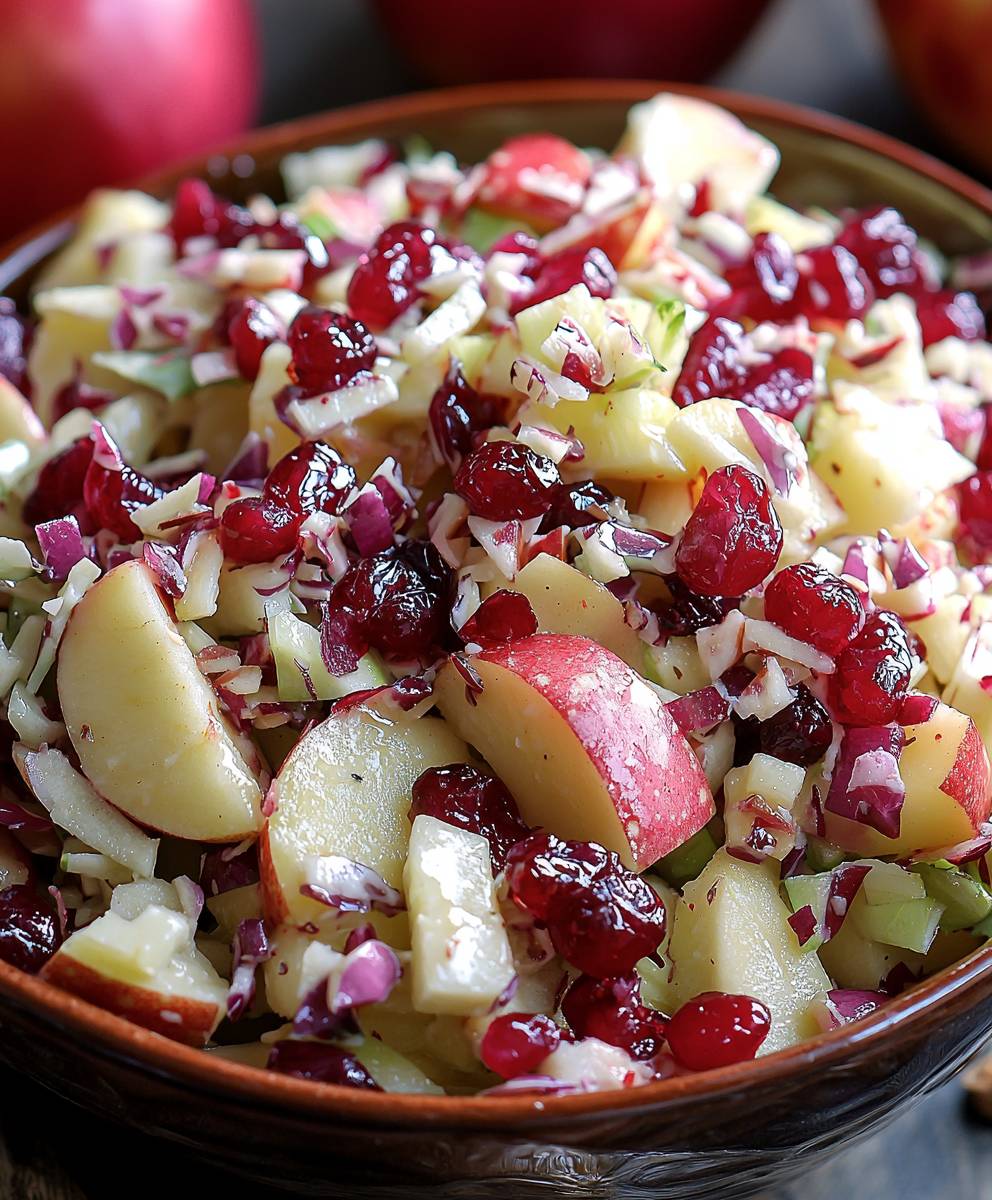 Cranberry Apple Coleslaw