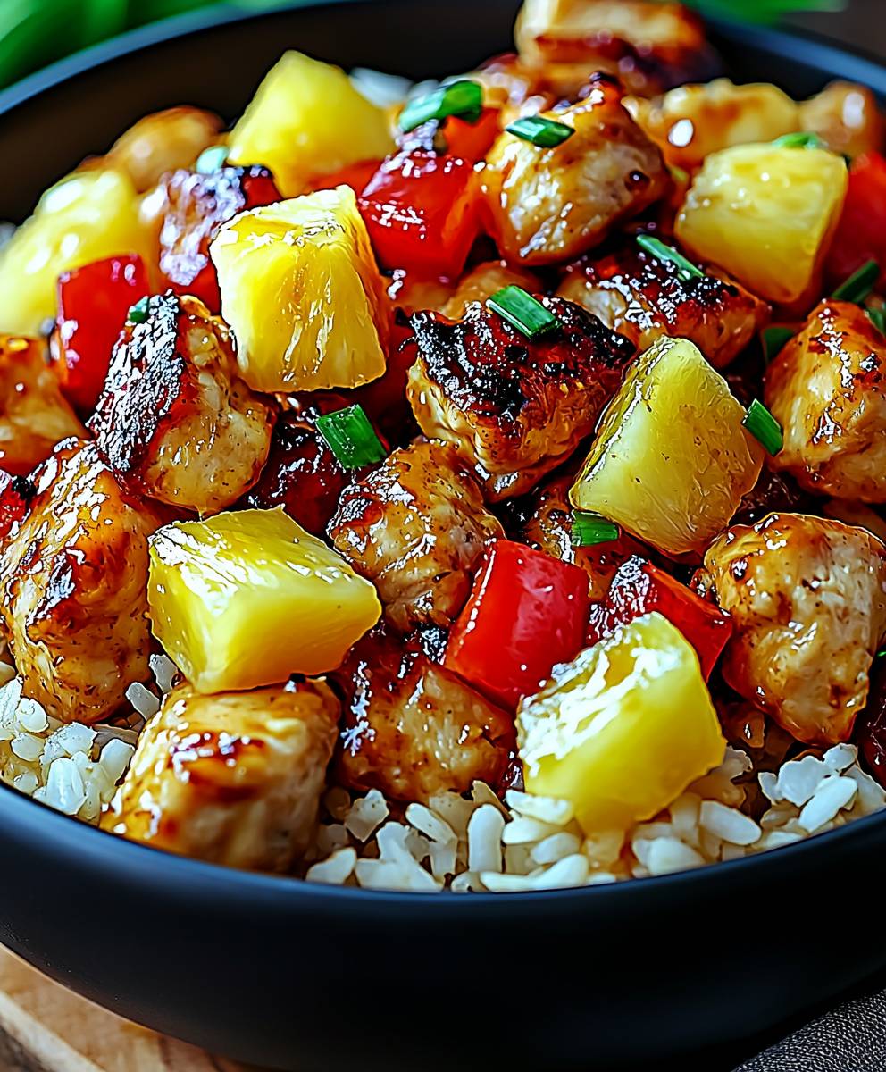 Hawaiian pineapple chicken