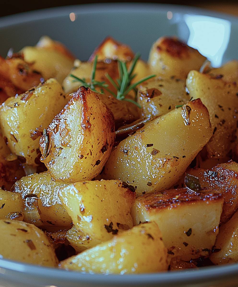 Oven Fried Potatoes Onions