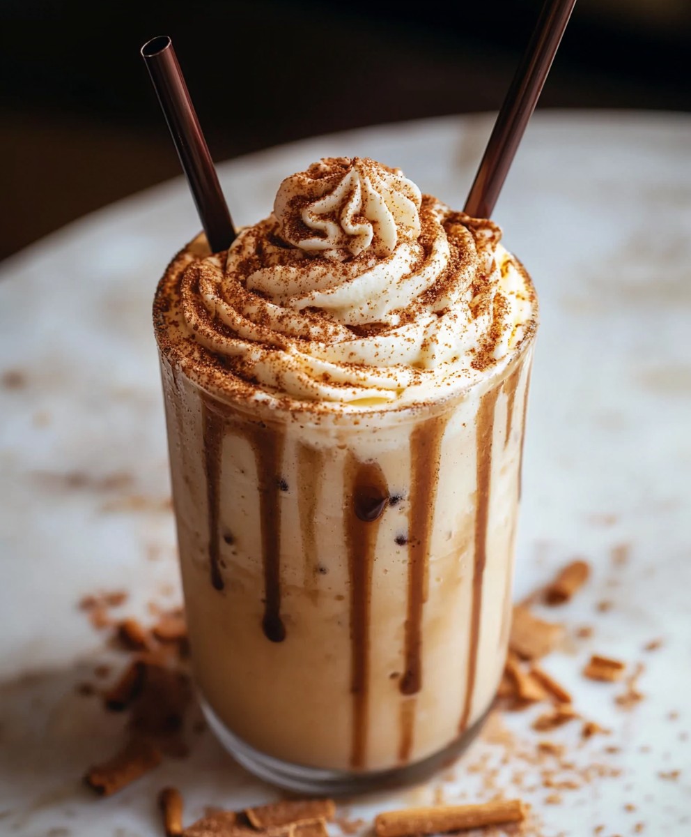 Cinnamon roll iced coffee