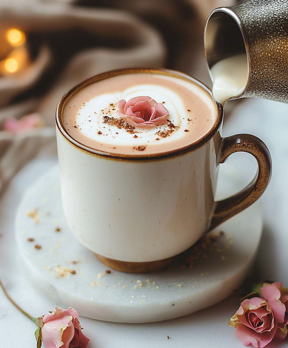 Rose Vanilla Latte