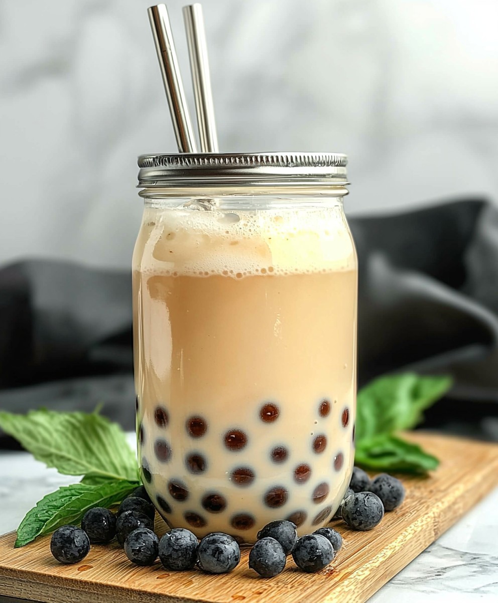 Vanilla bubble tea
