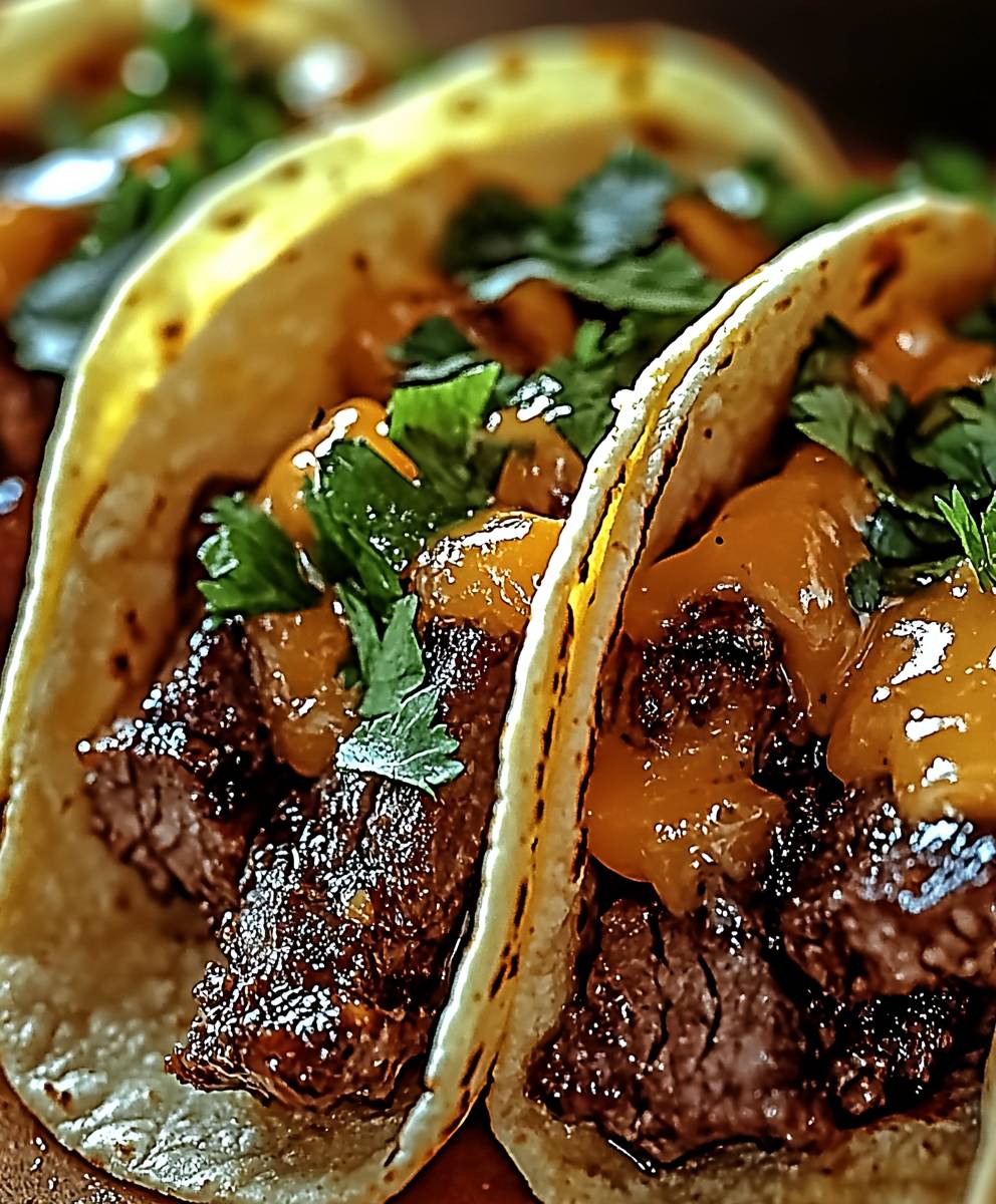 Garlic Butter Beef Tacos