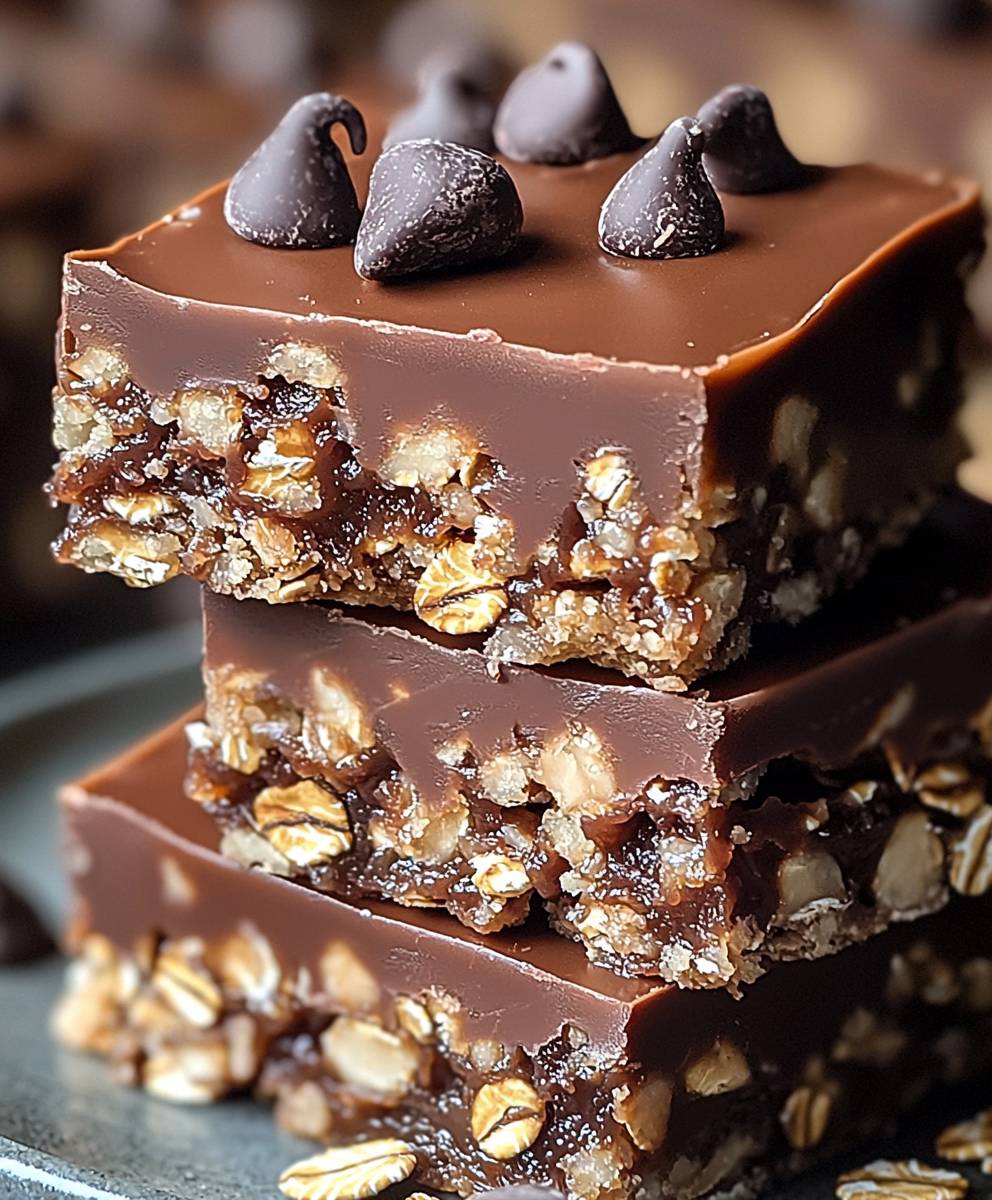 Chocolate Oat Bars