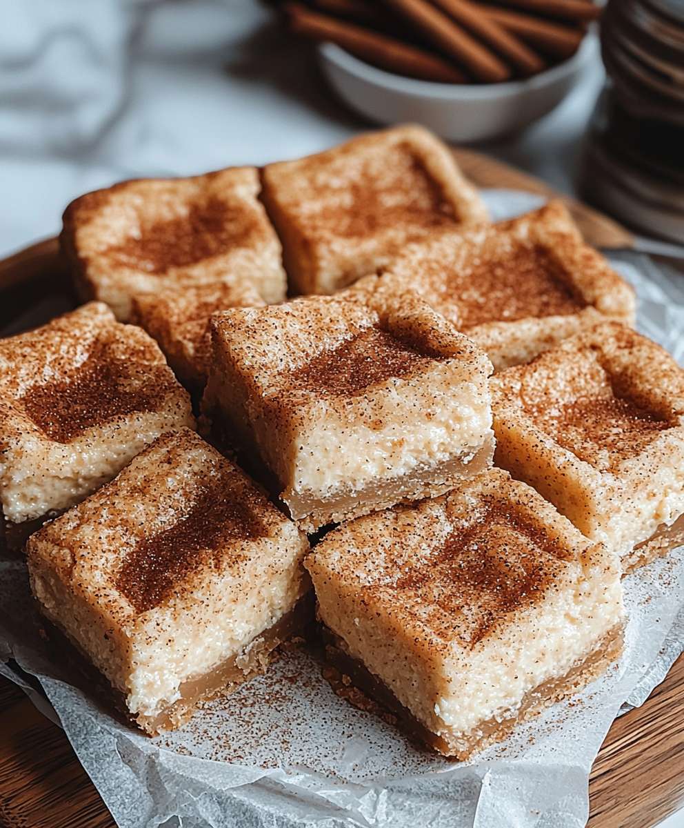Snickerdoodle Cheesecake Bars