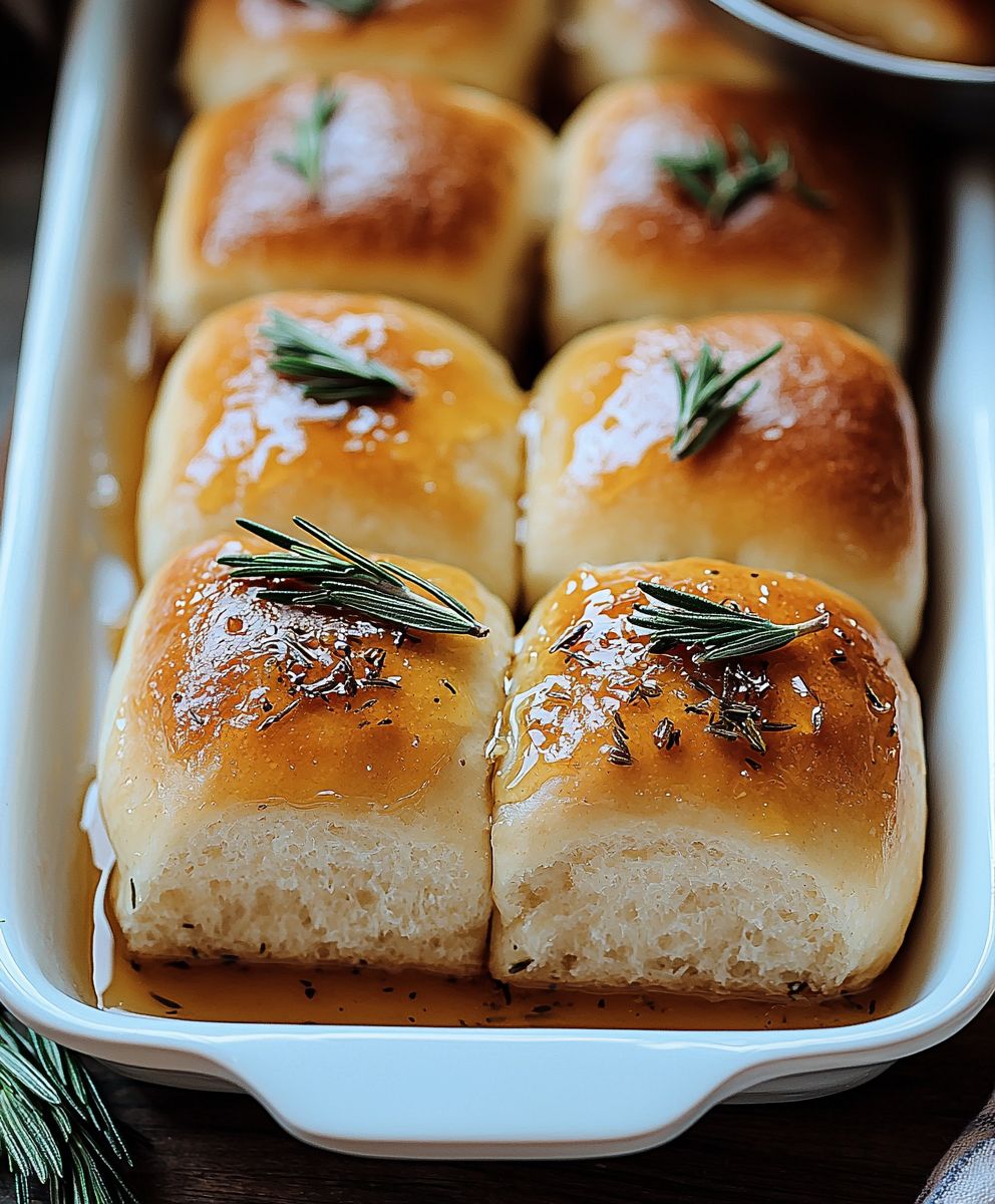 Rosemary Honey Butter Rolls