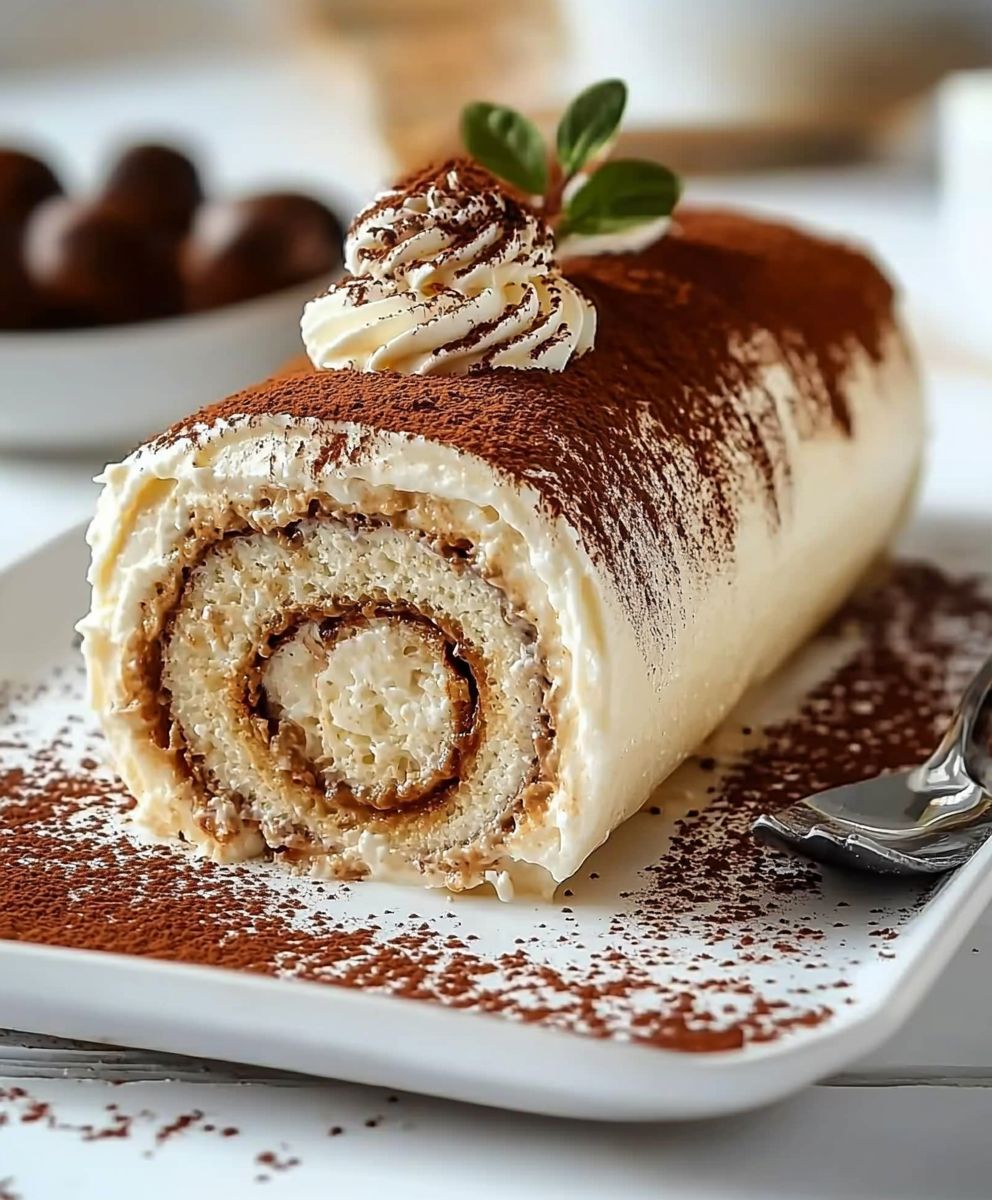 Vanilla Tiramisu Roll