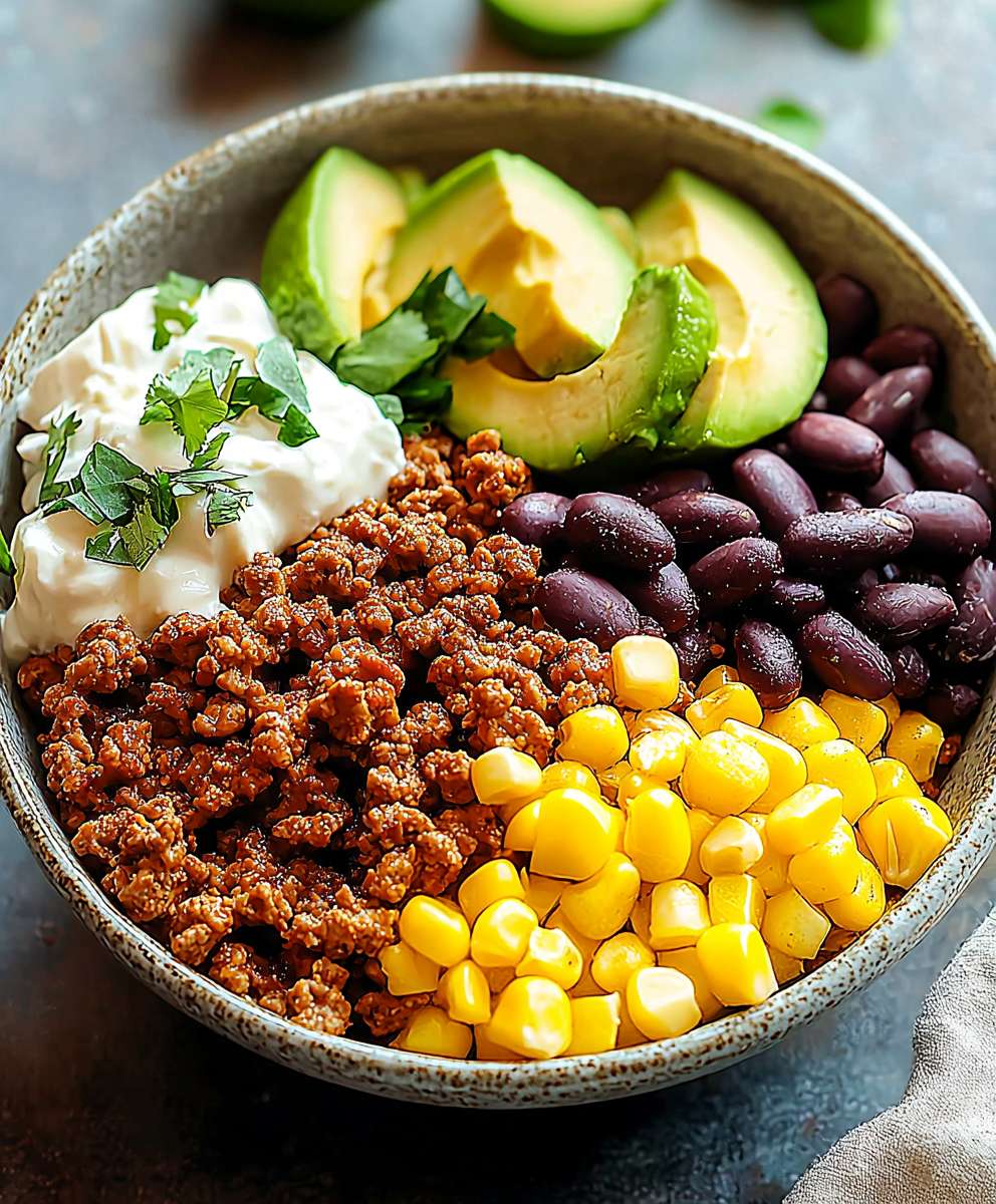 Chicken taco bowls