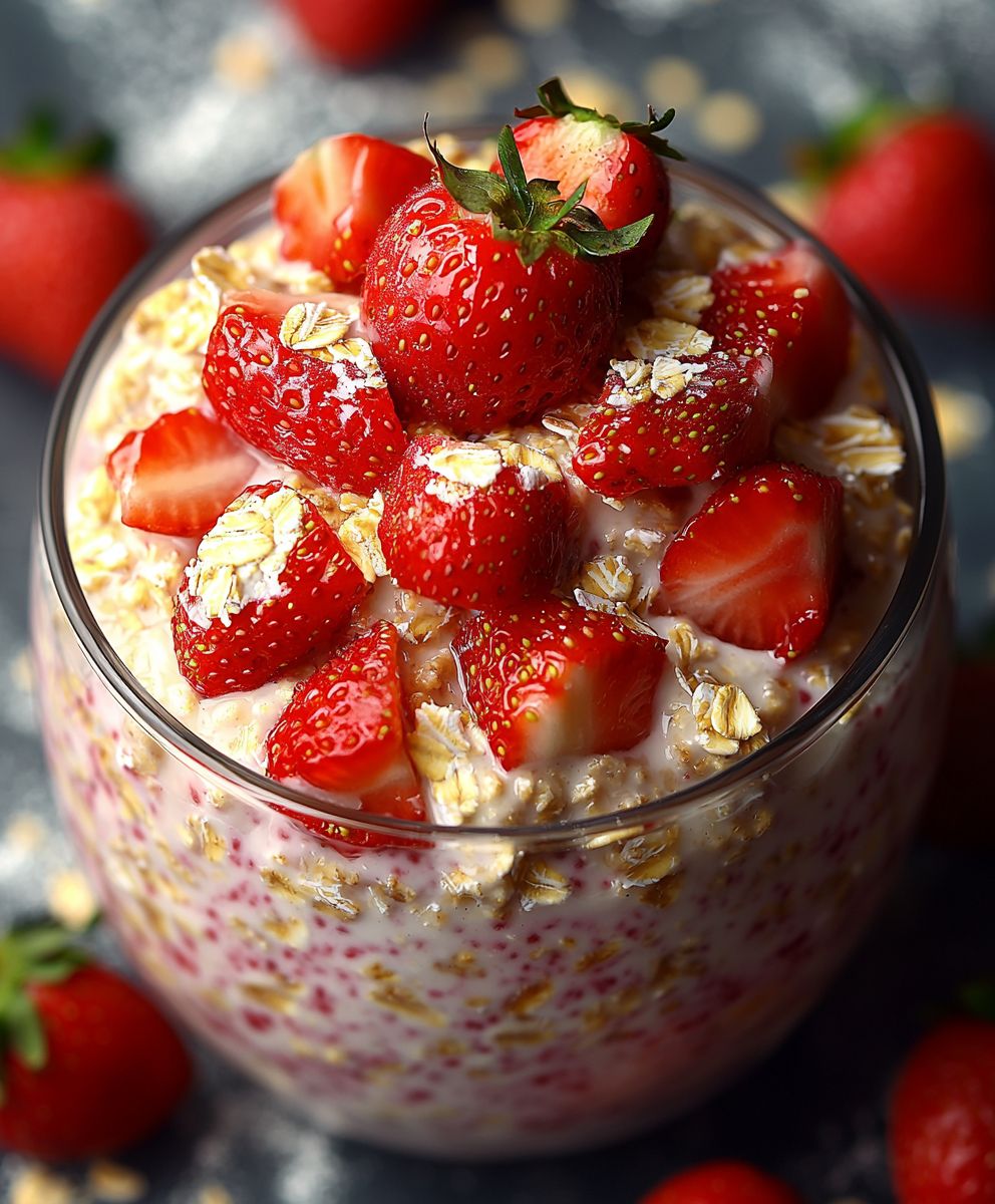 Strawberries and Cream Oats