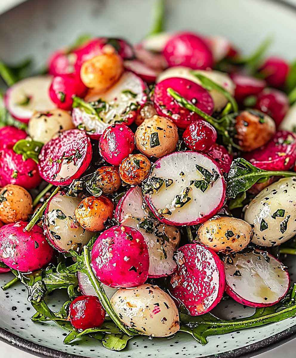 Roasted Radish Salad