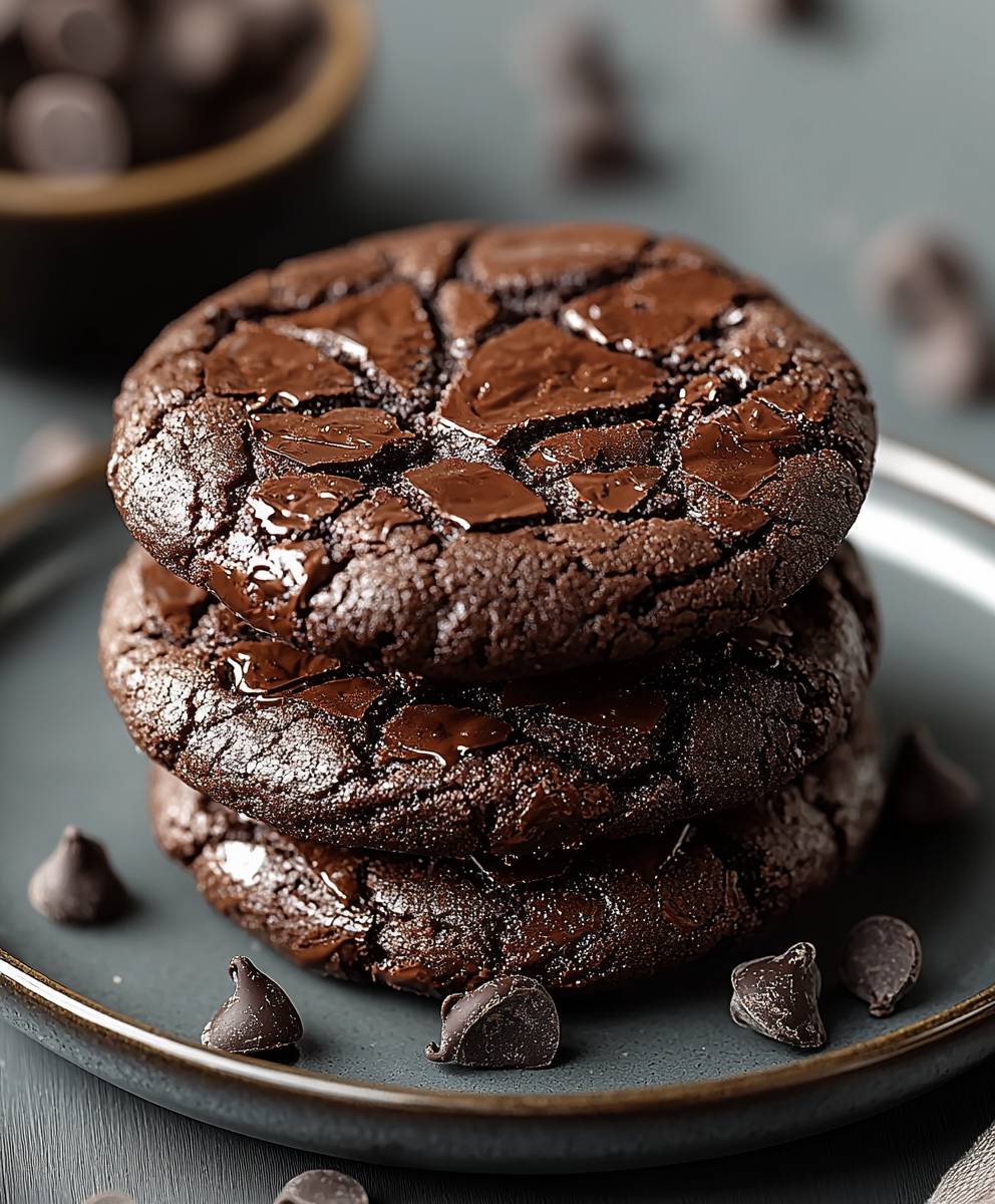 Chocolate brownie cookies