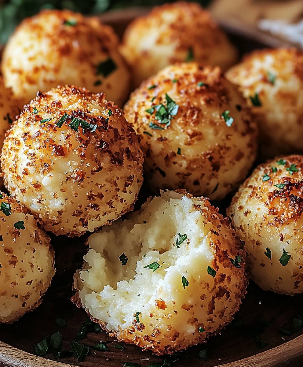 Air Fryer Mashed Potato Balls
