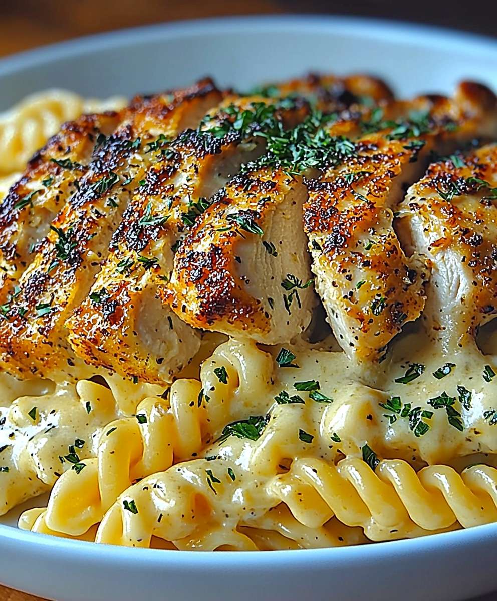 Garlic Parmesan Chicken Pasta