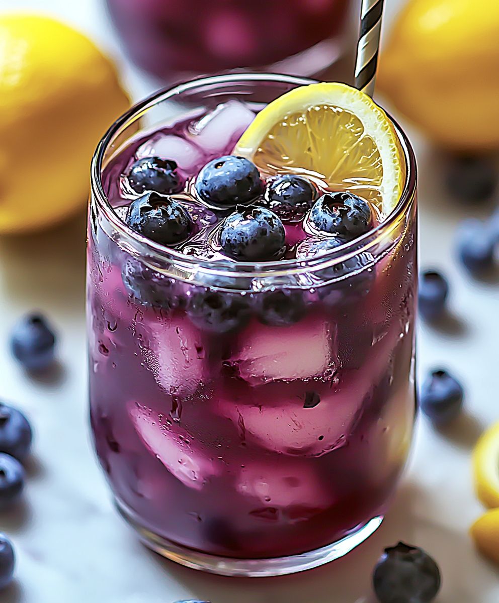 Blueberry Lemonade Drink
