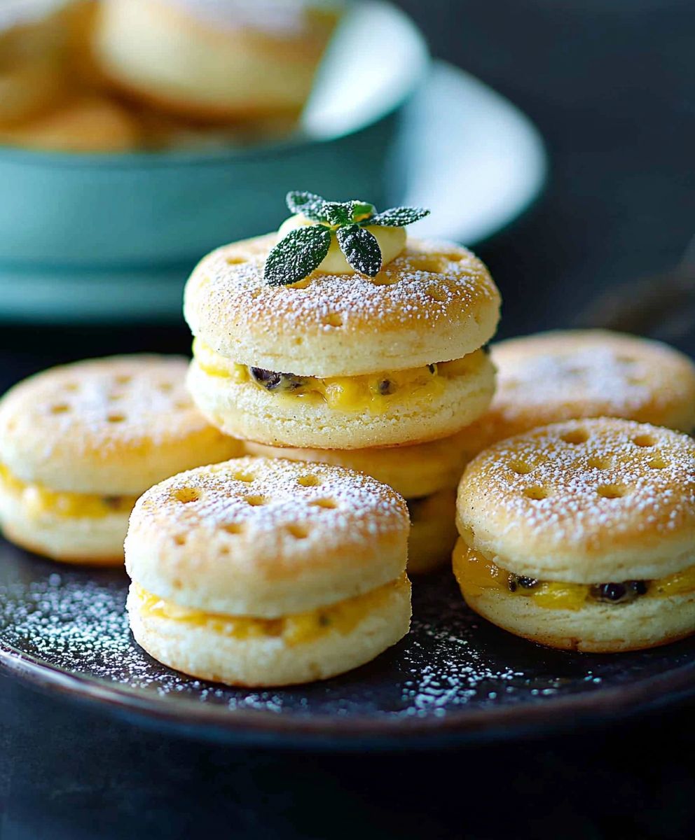 Passionfruit Melting Moments Cookies