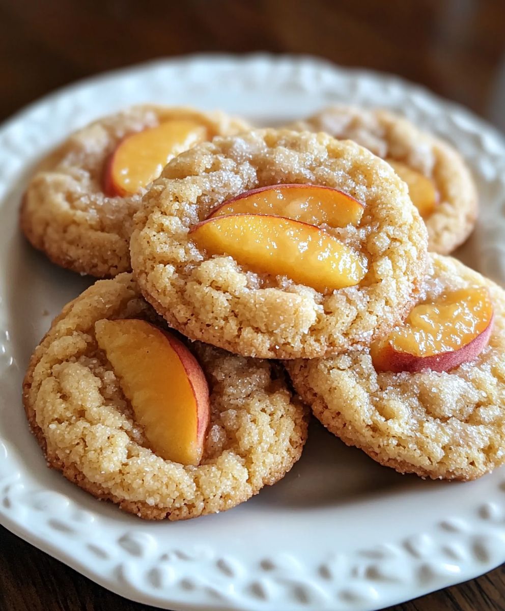 Peach Cobbler Cookies