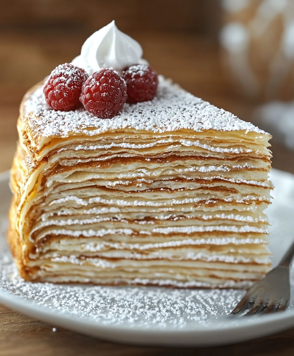 Mille crepe cake