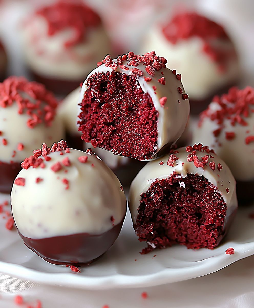 Red Velvet Cake Balls