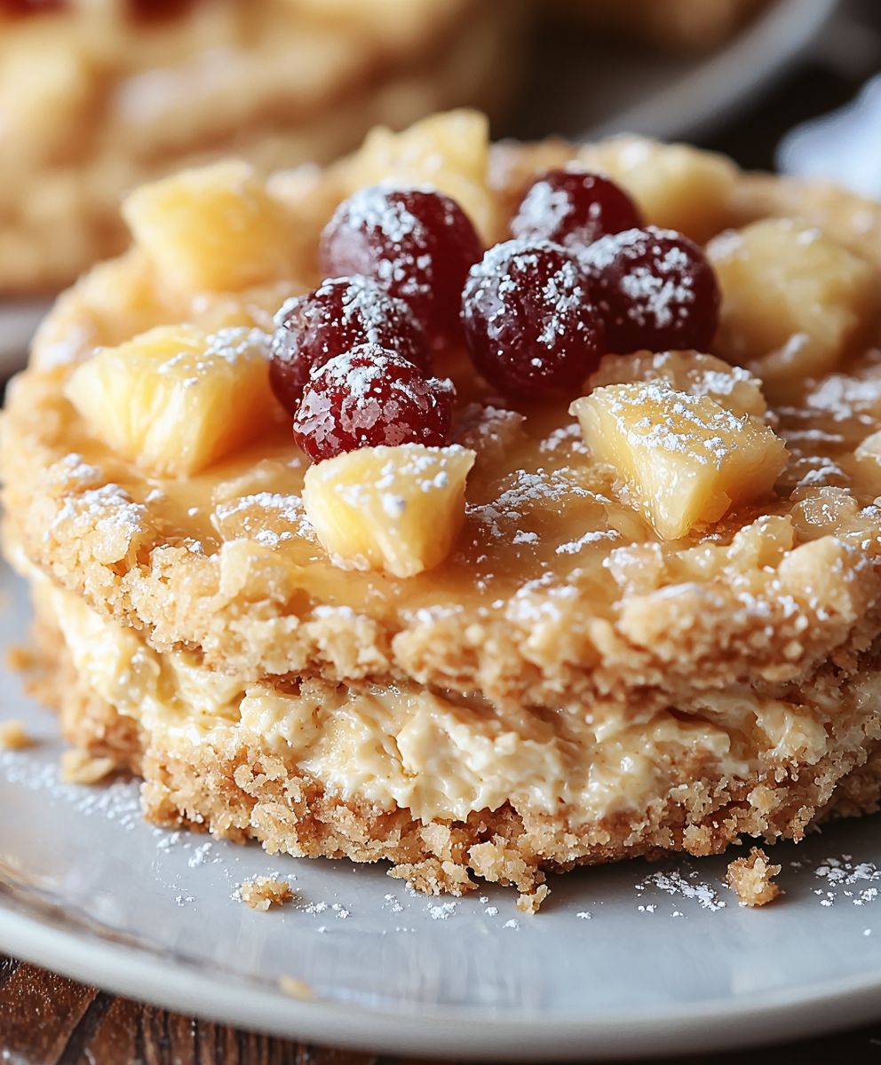 Pineapple cheesecake