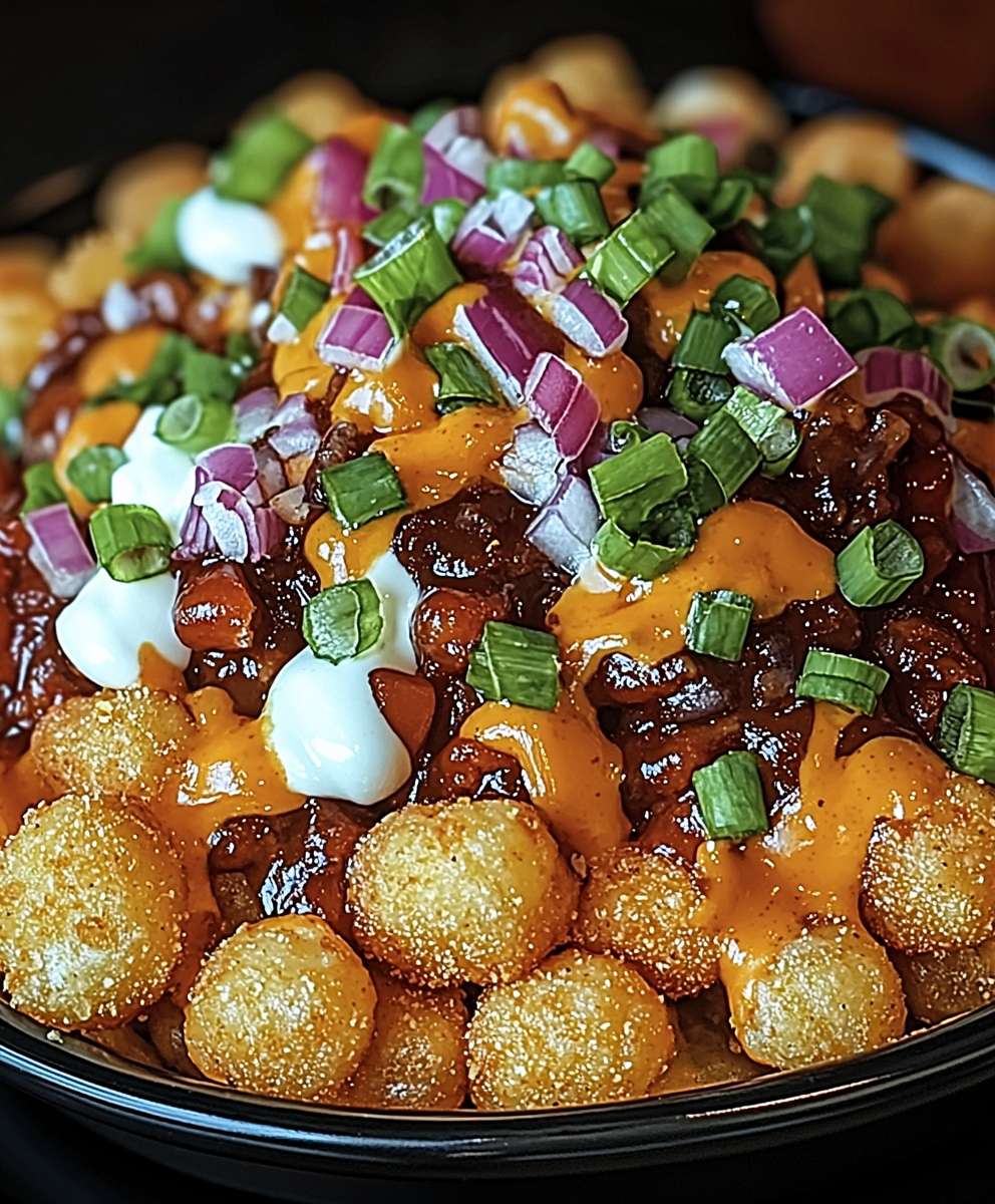 Cowboy BBQ Tater Tot Nachos