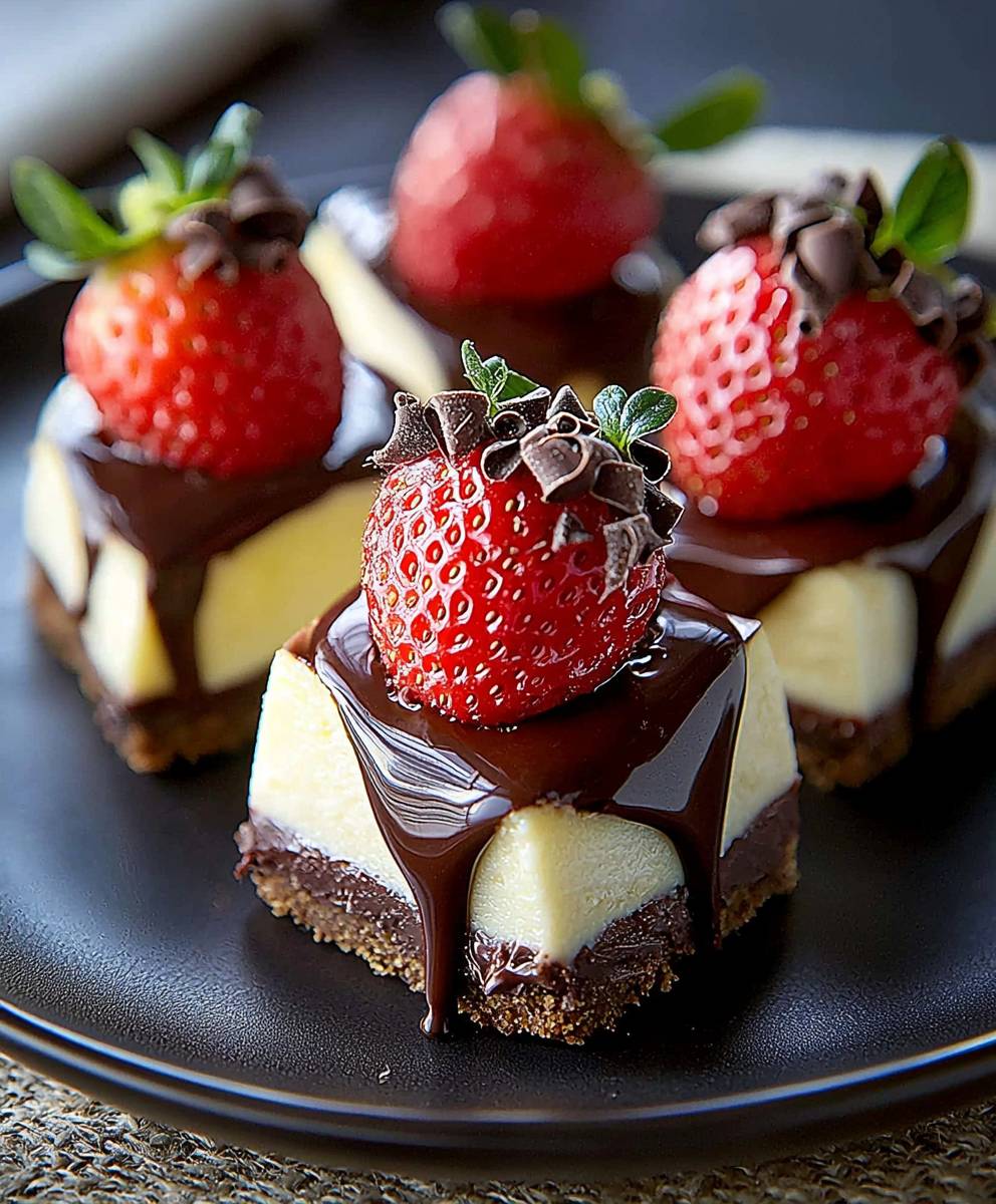 Chocolate Strawberry Cheesecake