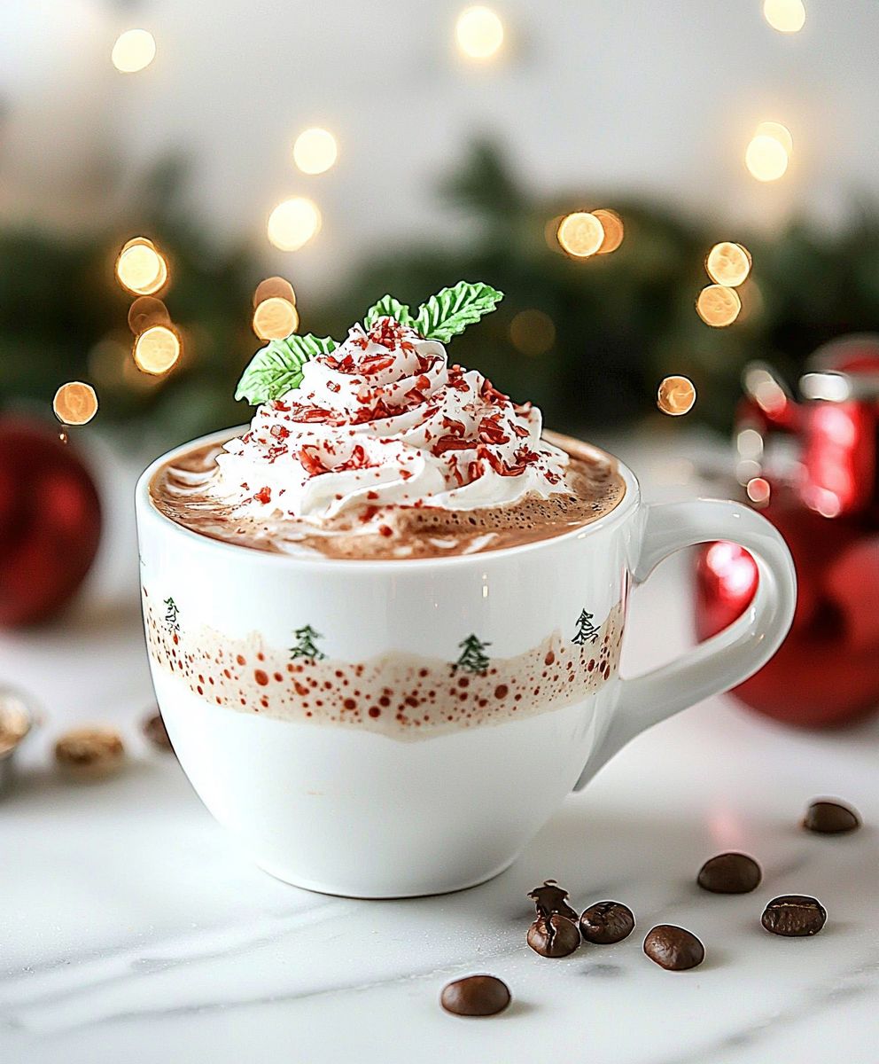 Peppermint Mocha Tea Latte