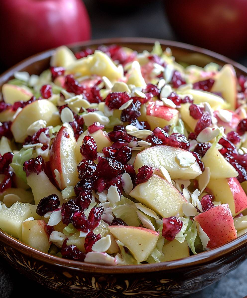 Cranberry Apple Coleslaw