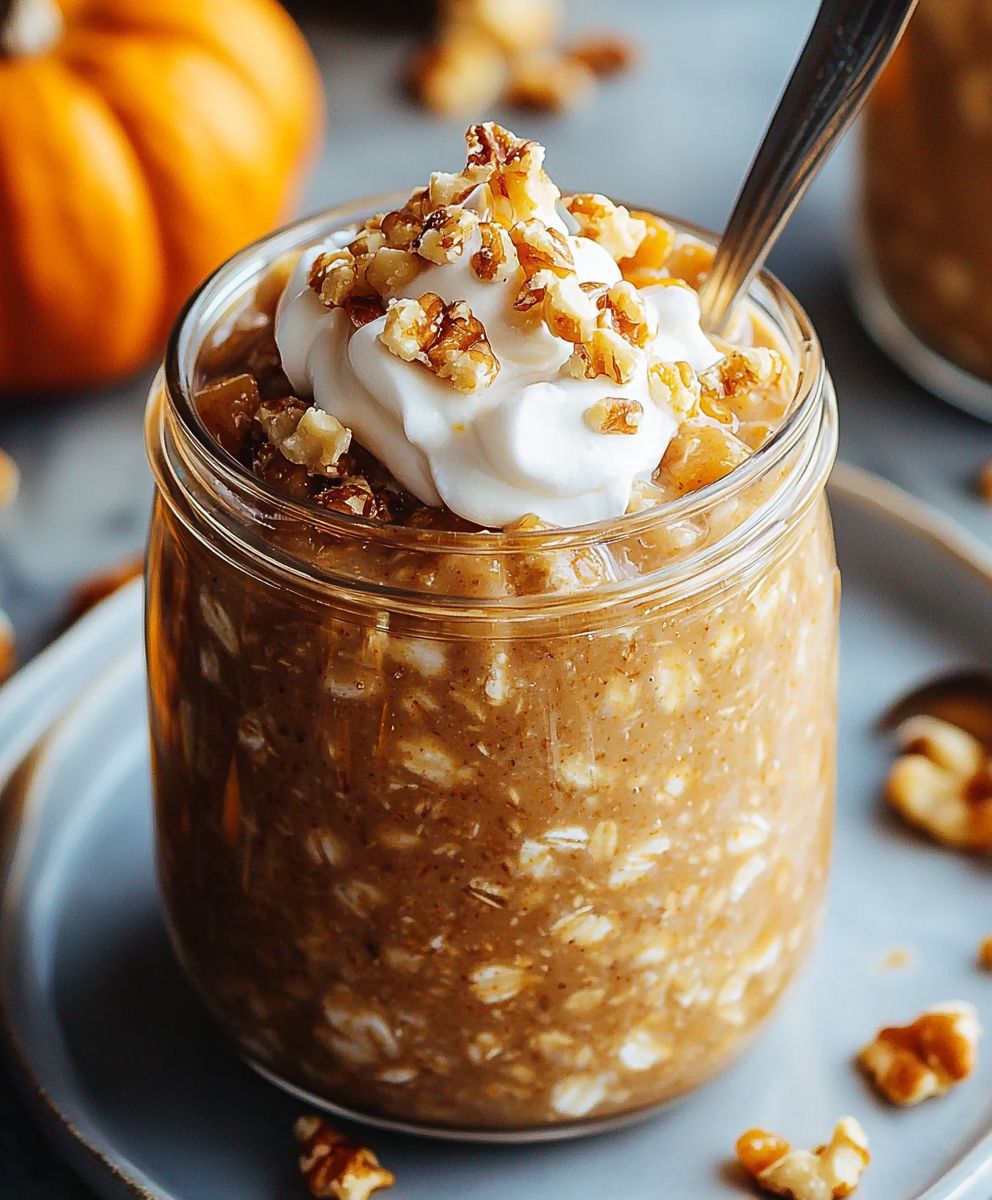 Pumpkin Pie Overnight Oats