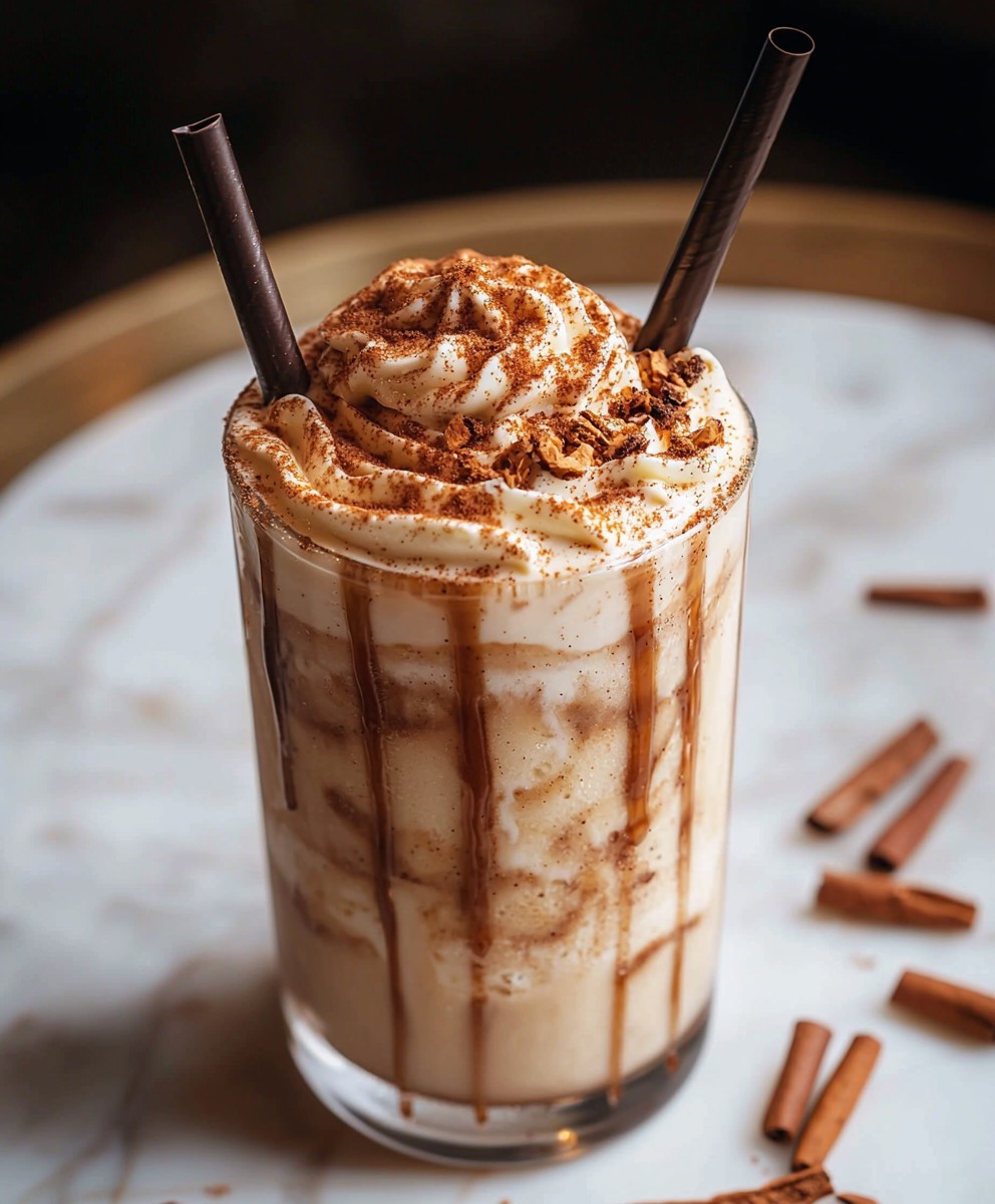 Cinnamon roll iced coffee