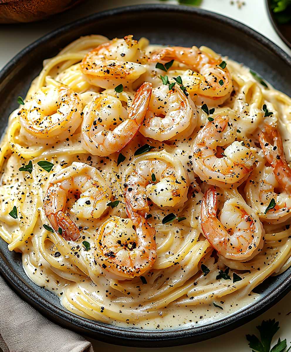 Garlic Shrimp Pasta